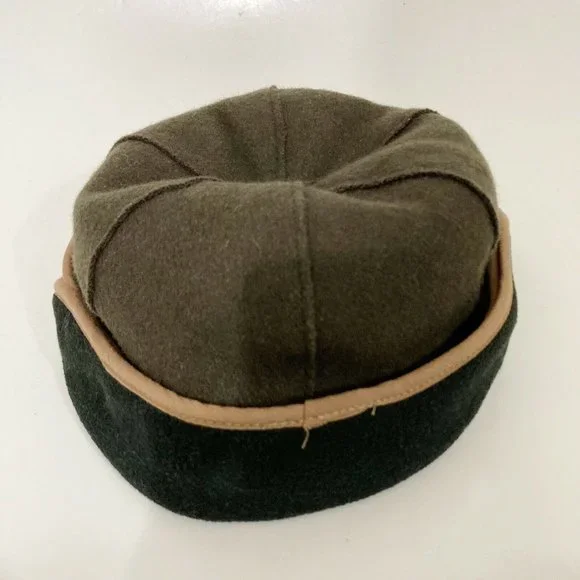 Stormy Kromer Original Kromer Cap - Winter Wool Hat with Earflap Olive 7 1/2 - Picture 3 of 8